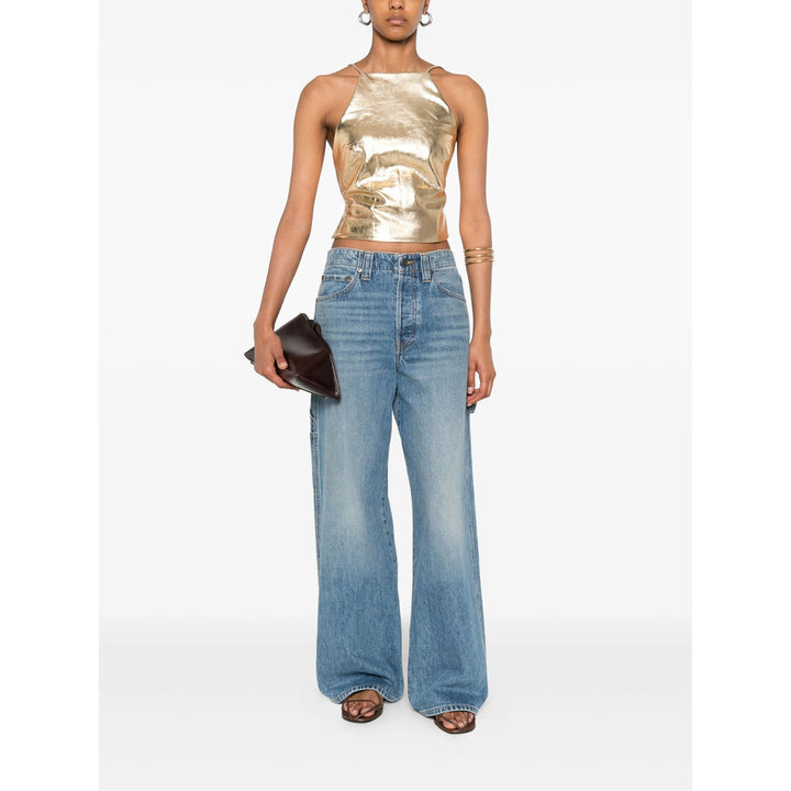 Cult Gaia Tops - Gold | 7a2940af85f357f1972e5e7d90118afe0defac00