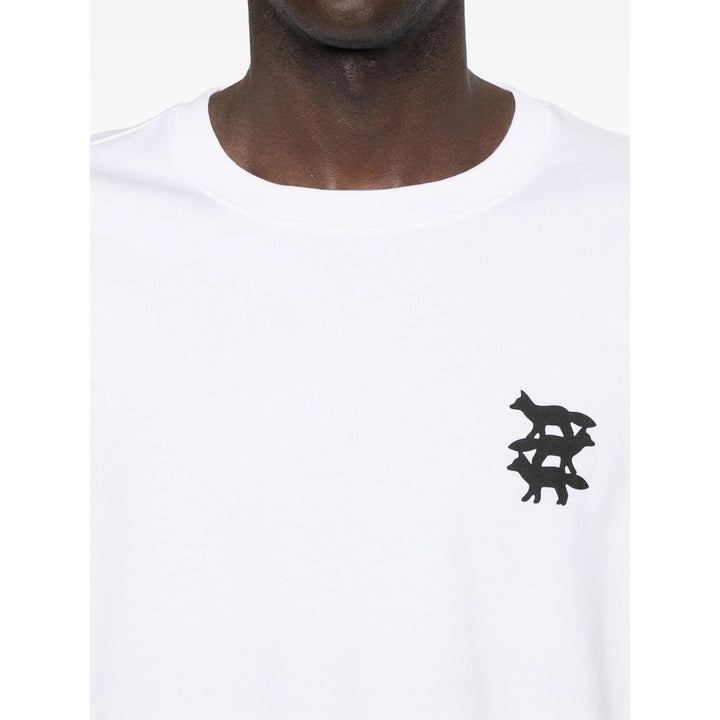 Maison Kitsuné T Shirts - White | f72a08ac63f757044d1151cb6085f9c5436615db