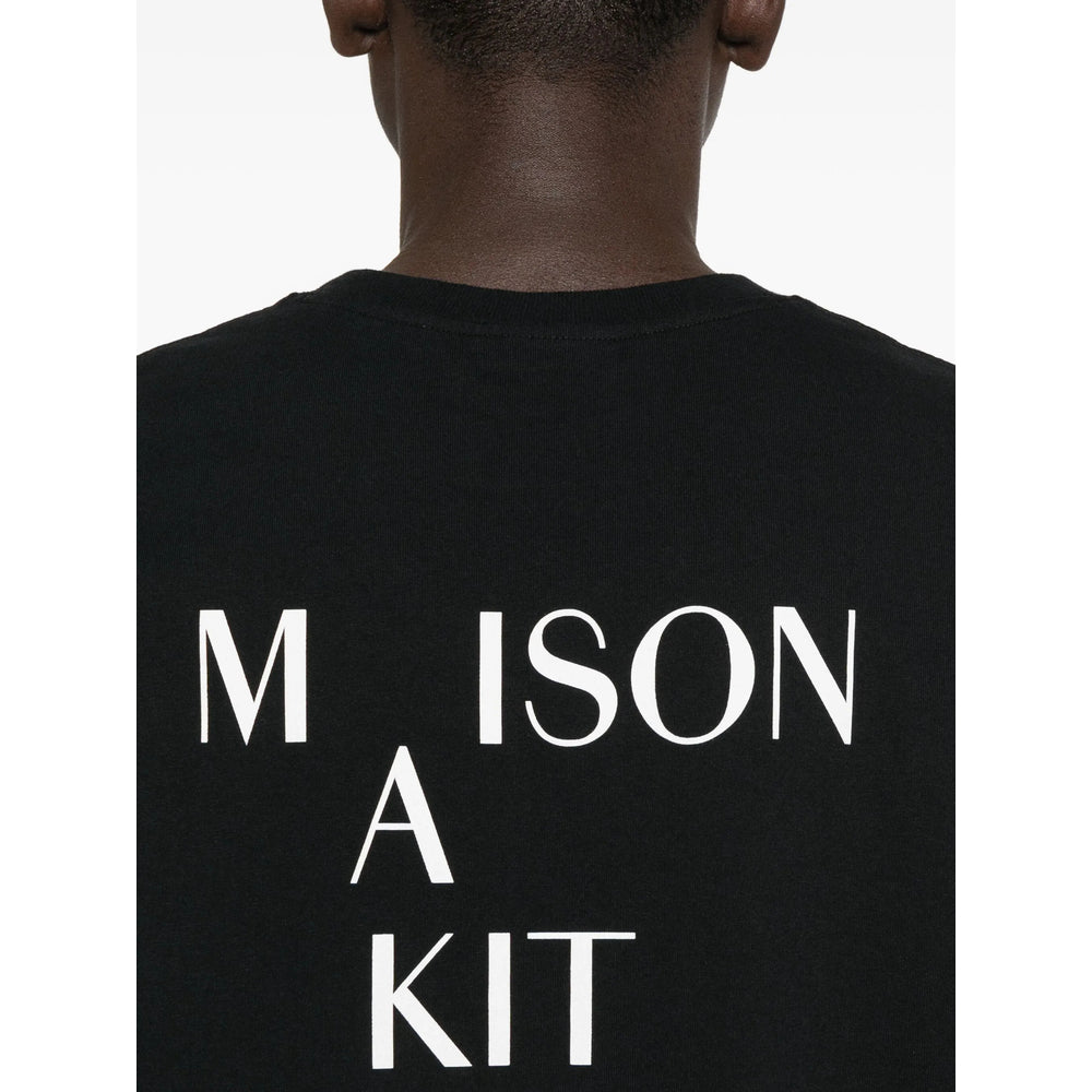 Maison Kitsuné T Shirts - Black | 35340dd2540f09e3396ad8c120f737e51c678352