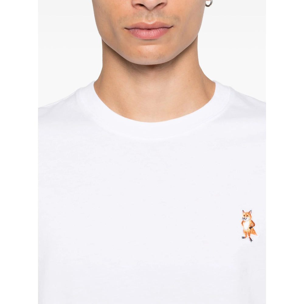 Maison Kitsuné T Shirts - White | c7d48d8c35869ed49fdc6fe470a32ab280d749e7