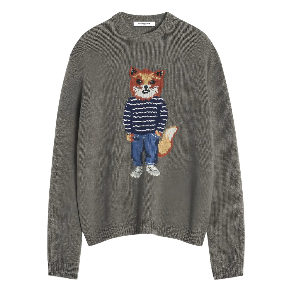 Maison Kitsuné Sweaters - Gray | 55d76848007b5684c0487fffd86e69243fa9a3c6