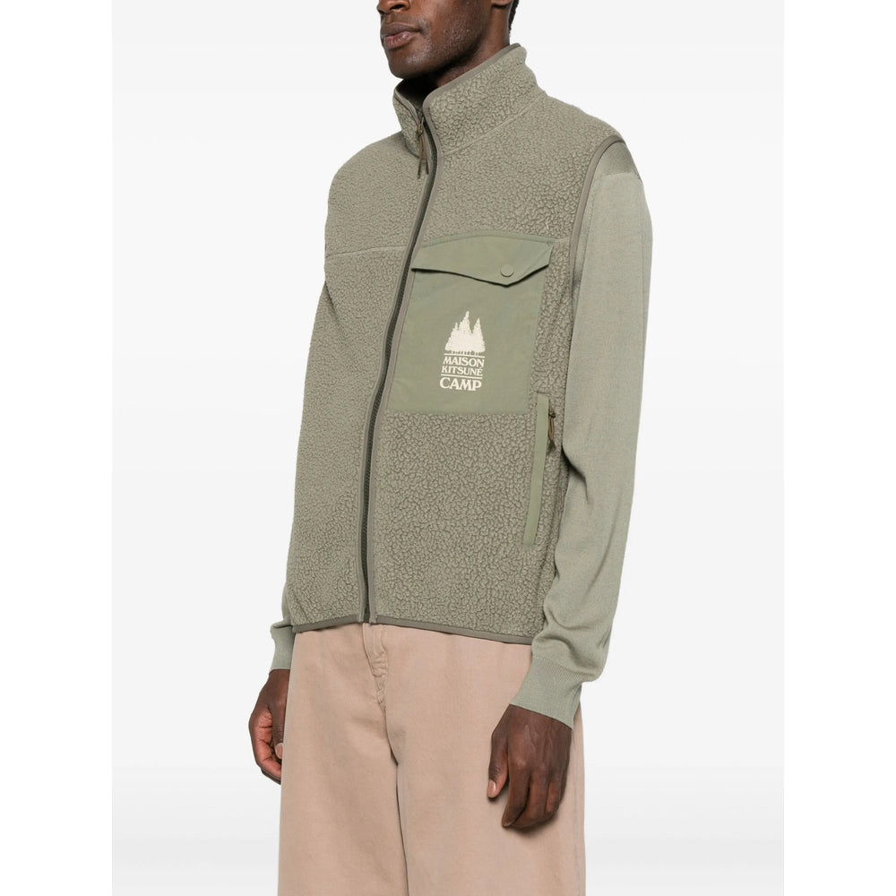 Maison Kitsuné Outwear Waistcoats - Green | cd72338d3f732eae224c7094354c492637e101c5