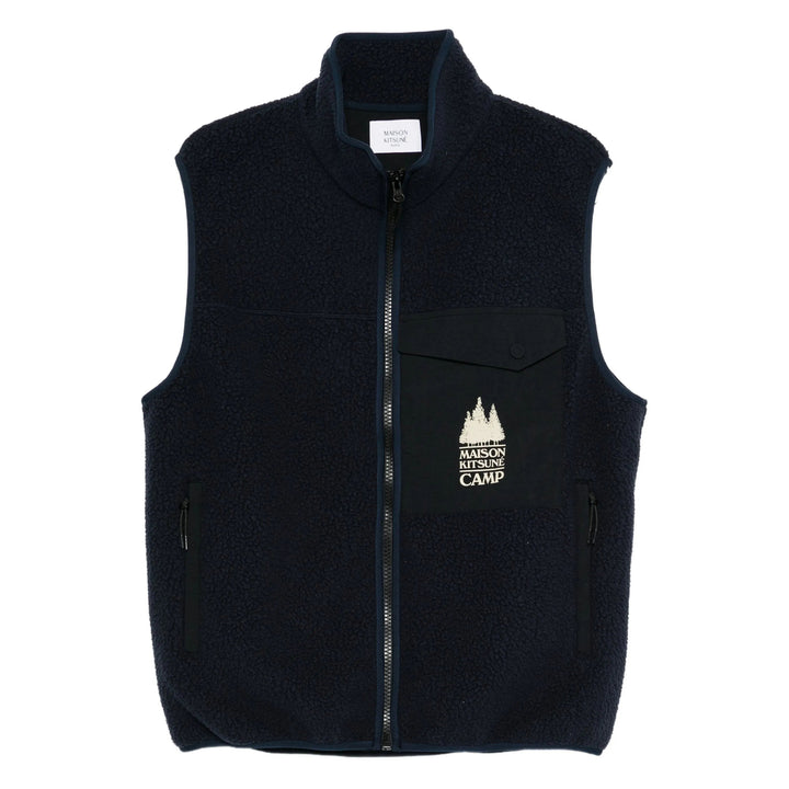 Maison Kitsuné Outwear Waistcoats - Blue | 8192ab440f6675b7c641ae1f98117b39c892c129