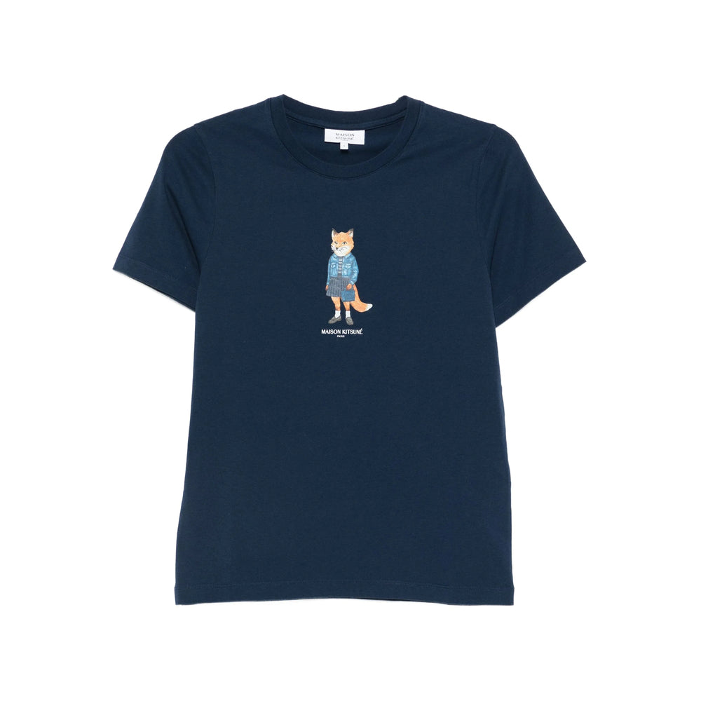 Maison Kitsuné T Shirts - Blue | 006d5734b2da708c55c47c9ba1f0ea1bff09dc7c