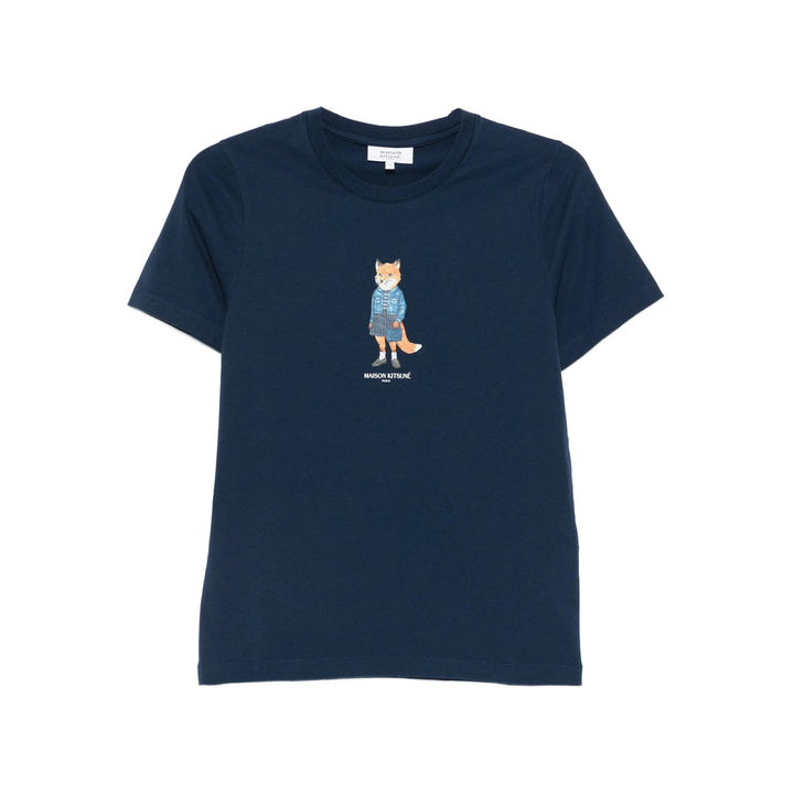 Maison Kitsuné T Shirts - Blue | 006d5734b2da708c55c47c9ba1f0ea1bff09dc7c