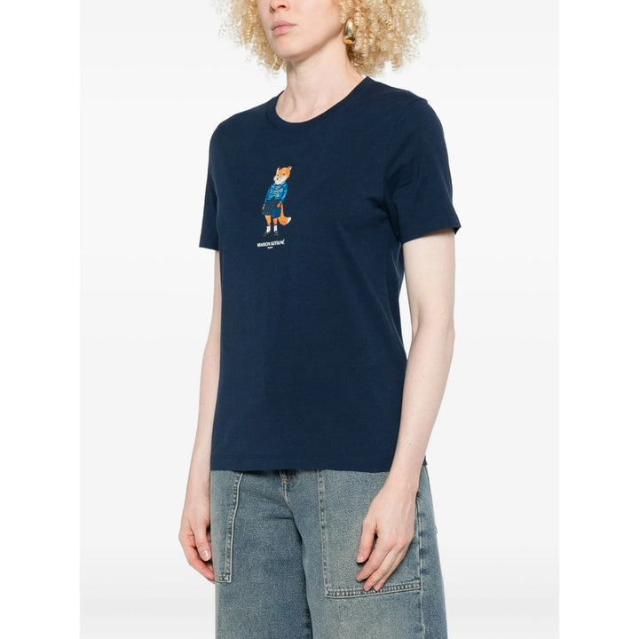 Maison Kitsuné T Shirts - Blue | ec88a19c36352ca537b7b33b5fe0ed8892d4b661