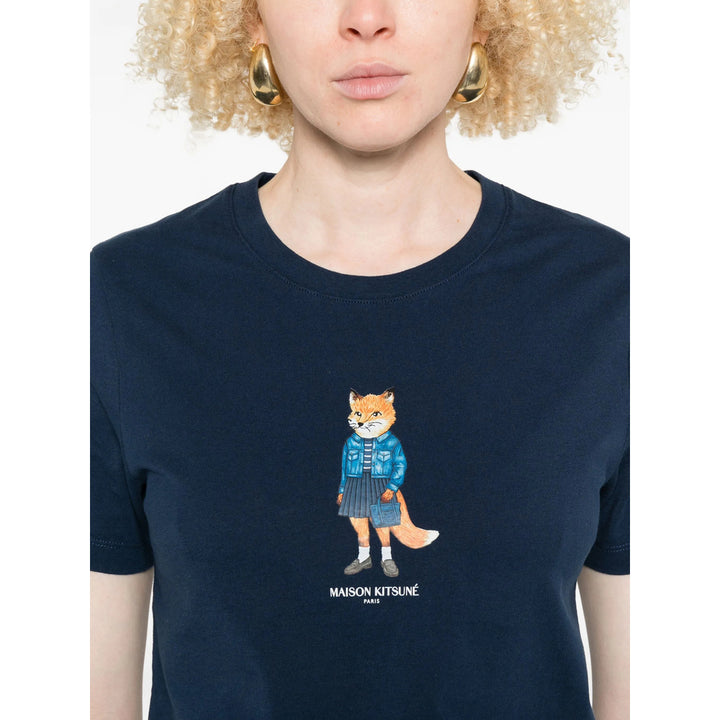 Maison Kitsuné T Shirts - Blue | 807c8057333f18a2110a9dd1cbd82251beba745f
