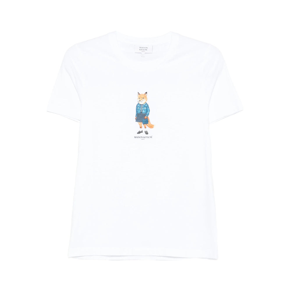Maison Kitsuné T Shirts - White | a59198ec3f9808717c97b2f2f4061c1d2330f1cd