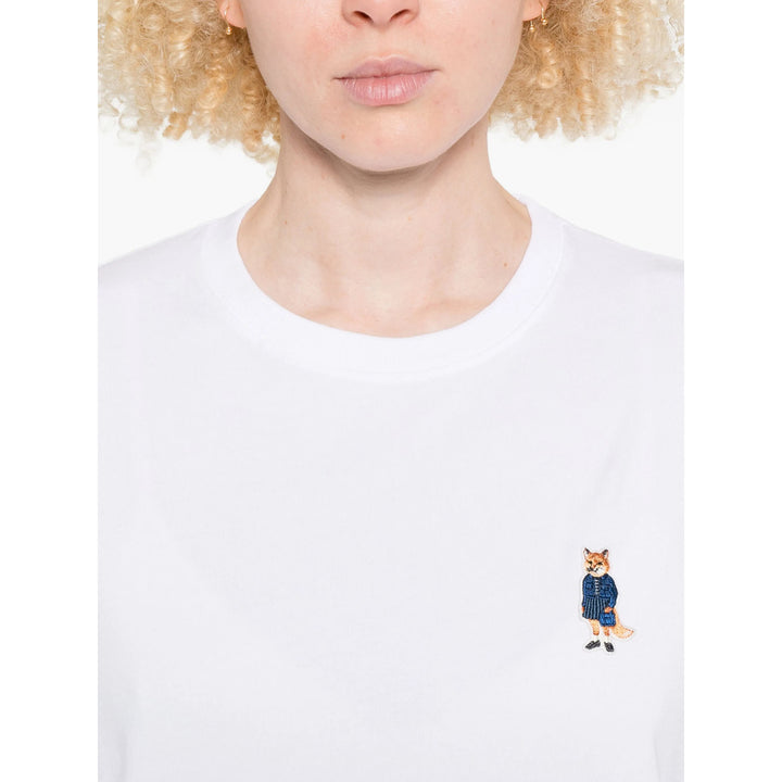 Maison Kitsuné T Shirts - White | 29f12cb23fa7c4afd6ce1c3fa237d7f479c627f5