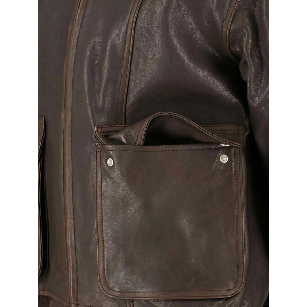 Dunst Leather Outerwears - Brown | a6a541feb0c964250c3cec1ca18c7d22f60d776a