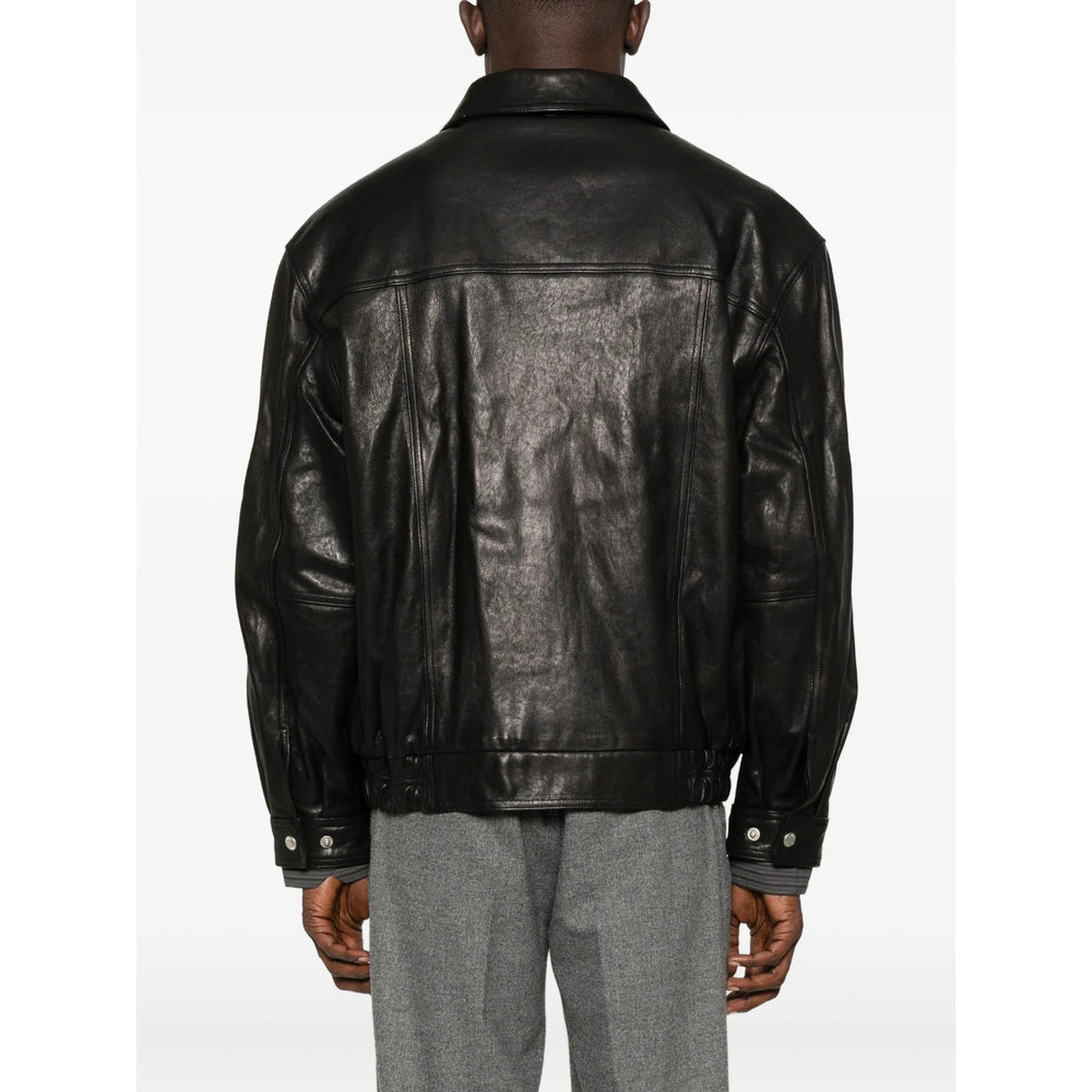 Dunst Leather Outerwears - Black | 32663c96ab25d9e2b8bbe5090203d9a52c9b4e41