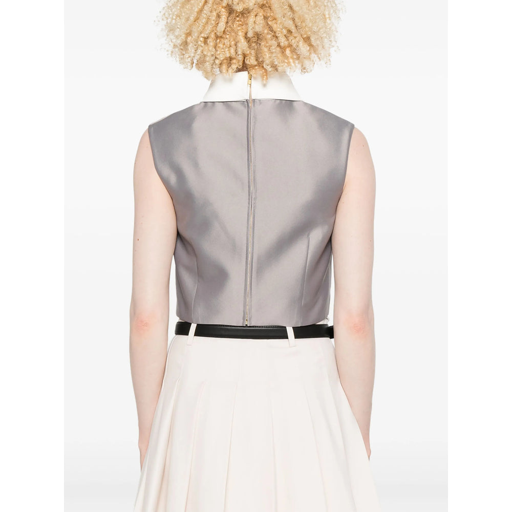 Self-Portrait Tops - Gray | 5c2096490d827bf586eb2cd5f18e3e24d67179da