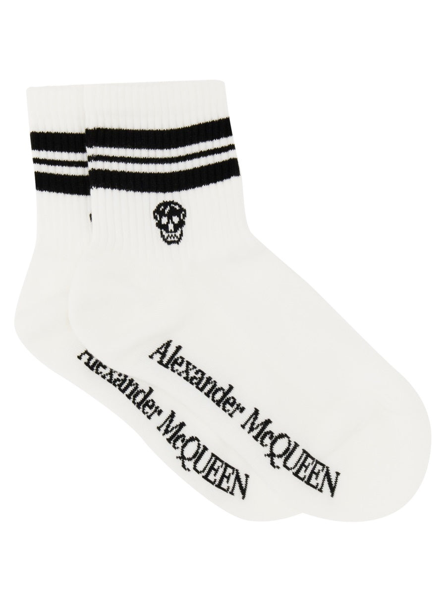 Alexander McQueen Socks - White | Wanan Luxury