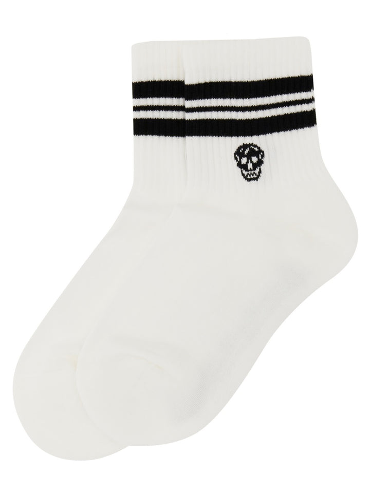 Alexander McQueen Socks - White | Wanan Luxury