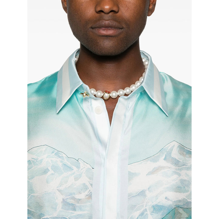 Casablanca Shirts - Blue | f76b36959a2bdd276994013e298b4a725750312f