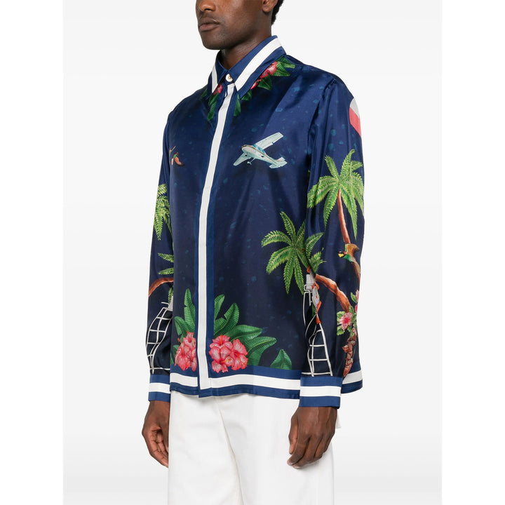 Casablanca Shirts - Blue | fa4891e149d7b72e6780e72e3e4a4e069852bd17