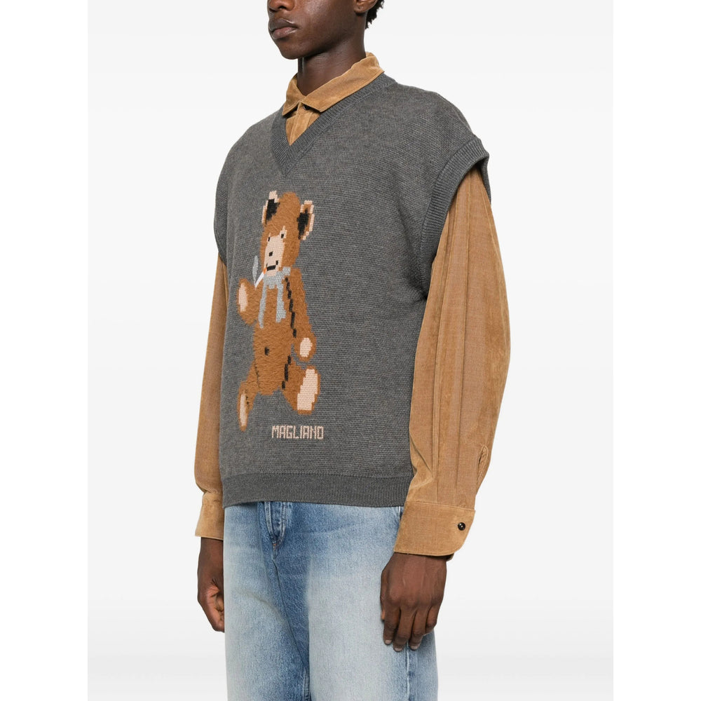Magliano Sweaters - Gray | a1fe925ba94e9623b510f4a97276e548bb6d843d