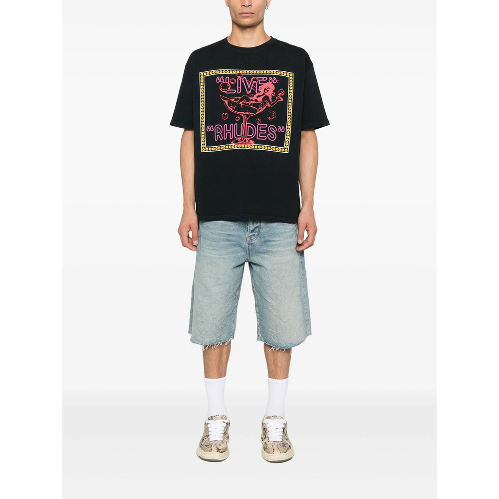 Rhude T Shirts - Black | 0b2c5e1c3b5049fc7a29dee48ea1dc416d7f96a9