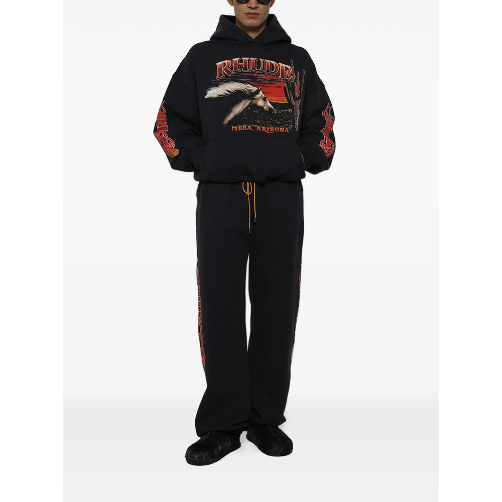 Rhude Sweatshirts - Black | 5f76f235e5694db512e7a926cb232886d76e03aa