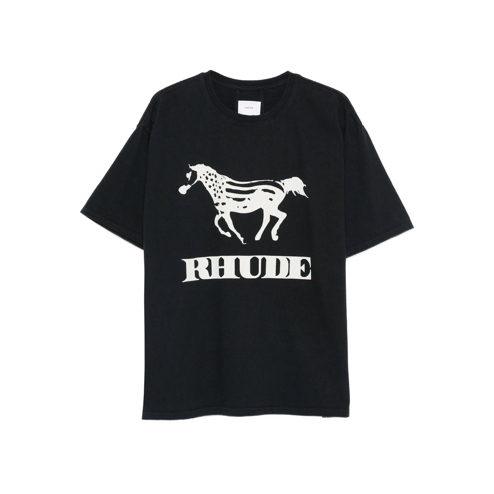 Rhude T Shirts - Black | c352cefe28dd0dbcaf2b65a08d4e1ae937826ed9