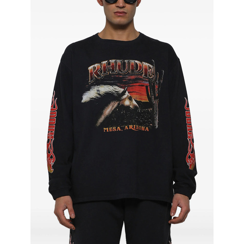 Rhude T Shirts - Black | f3cebf4e749e5b242045b6dd5f81680de5b9b641
