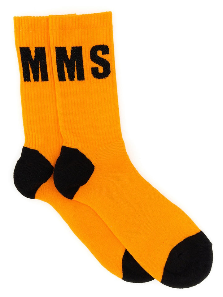 MSGM Socks - Orange | Wanan Luxury