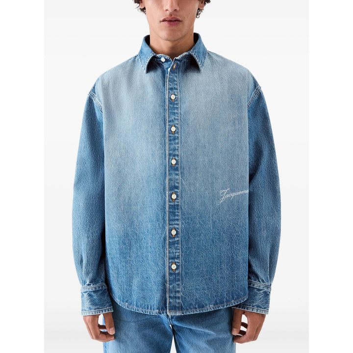 Jacquemus Shirts - Blue | 06c38f04b31e5468f812de6d34b629b07ae1130b