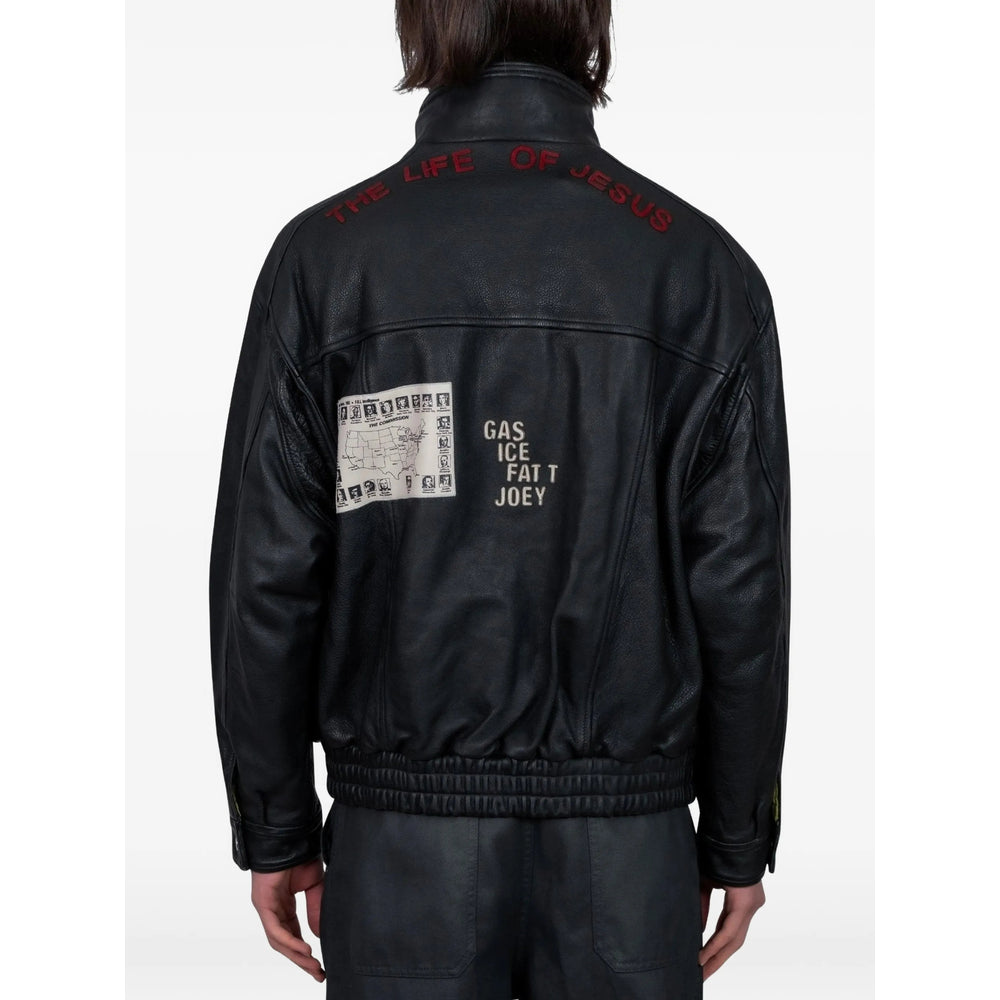 Paly Hollywood Leather Outerwears - Black | 947dc068cd3a77fcc95fa5e6a3ecec9dacb76147