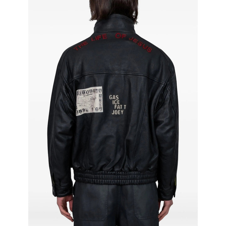 Paly Hollywood Leather Outerwears - Black | 947dc068cd3a77fcc95fa5e6a3ecec9dacb76147