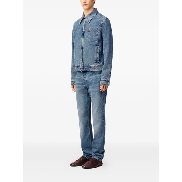 Ami Paris Outerwears - Blue | 722574b914075137ab63b57ff0b9b715a5be2c0e