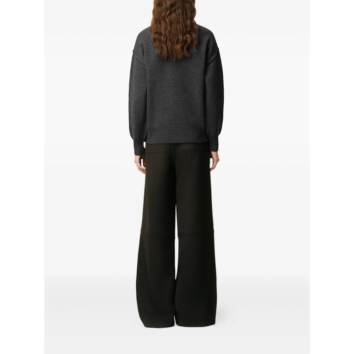 Ami Paris Sweaters - Gray | 1b23e91745a5bde4551fbfe1baeae7f5a78f88a3