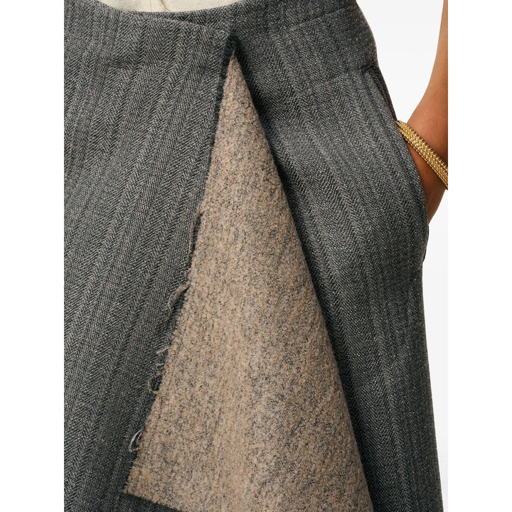 Ami Paris Skirts - Gray, Neutral | 19cdf461c3019274d55ce55b627915b26be93d55