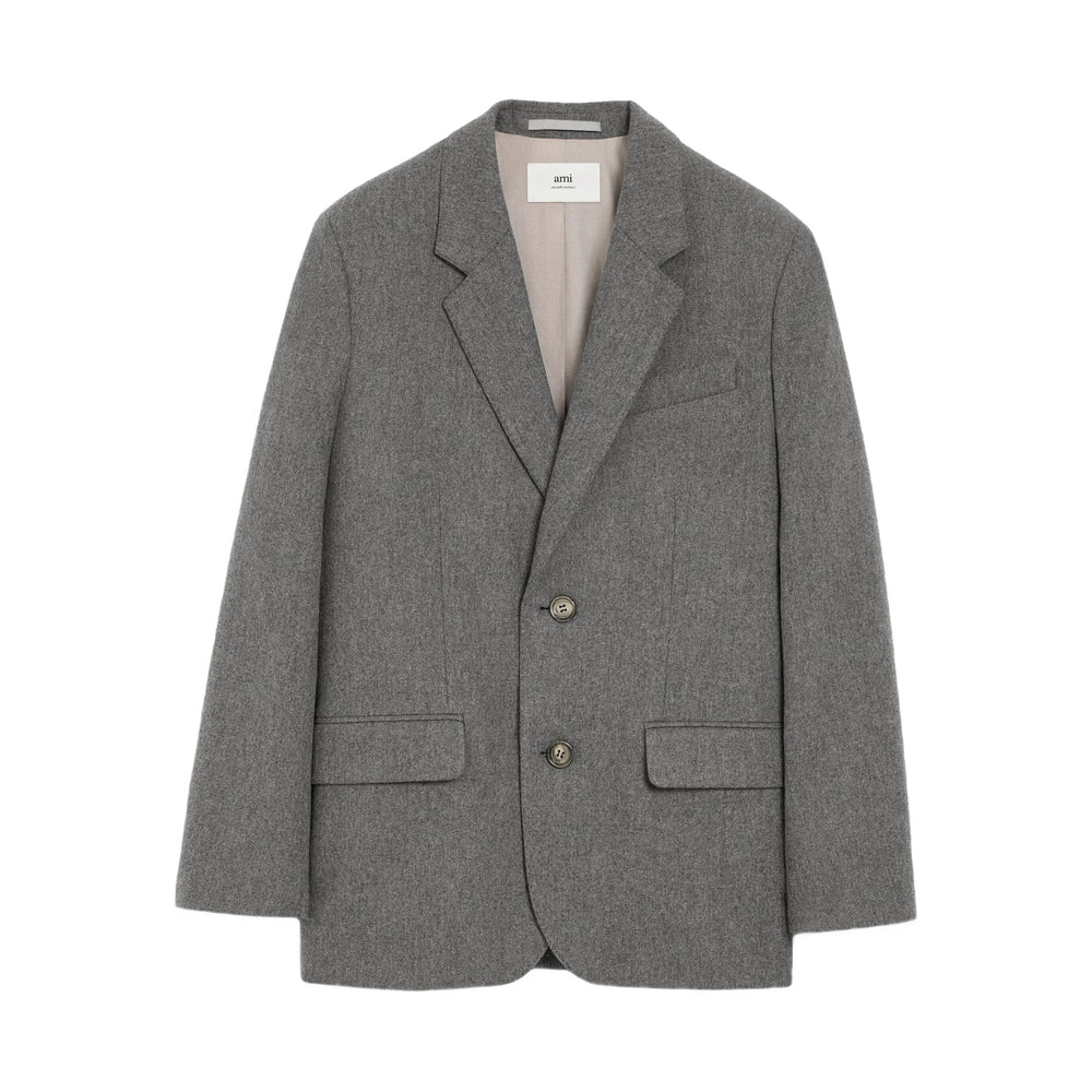 Ami Paris Jackets - Gray | 84e82b23fa0ffba3acecd28d439da6e4d4043f48