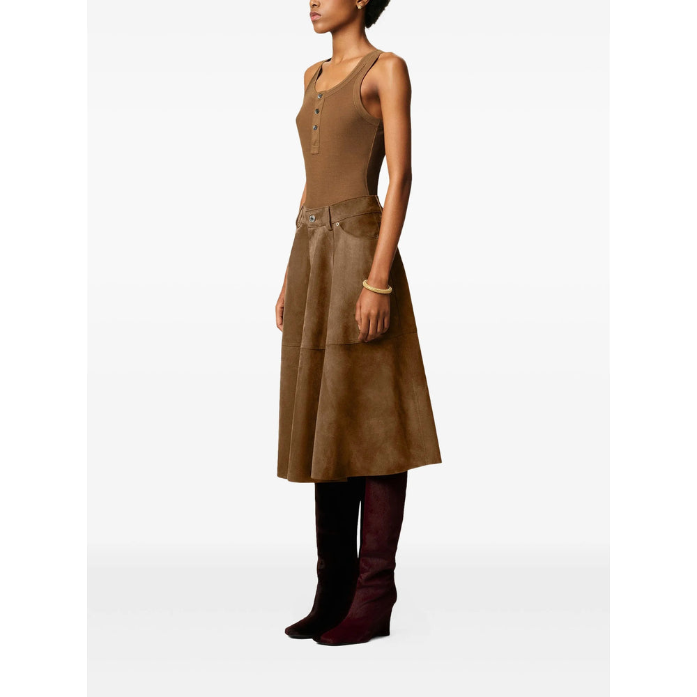 Ami Paris Skirts - Brown | 78ed7bd205c1cf2b088fbfac31d5ba1c0800bc3c