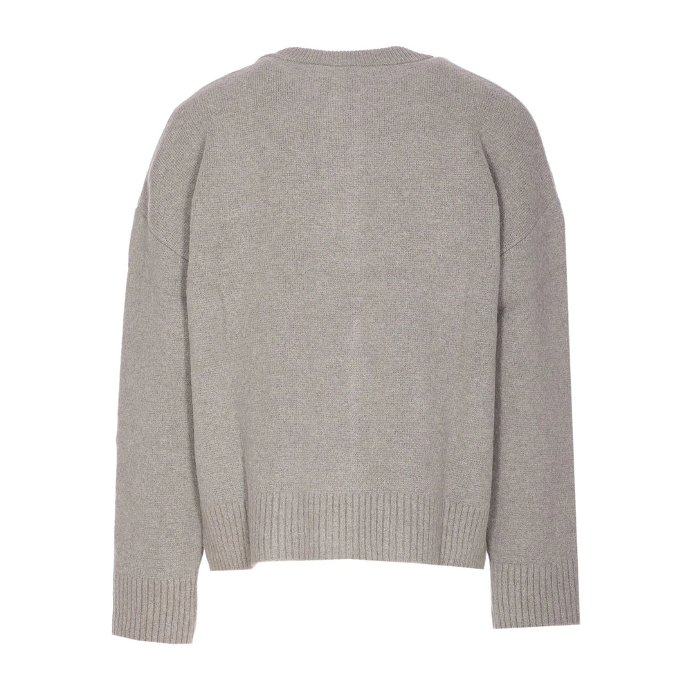 Ami Paris Sweaters - Gray | 2573bc3ba821ba366be82b78fa3b7cebed6499da
