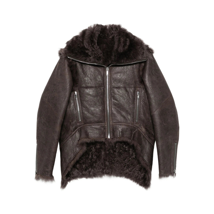 Rick Owens Leather Outerwears - Gray | e35d5384db75a9e5704eef7c183f203c7b7a57ef