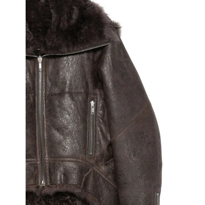 Rick Owens Leather Outerwears - Gray | 086a3022e3d49f15a43a12e641a733e0f191bbd5