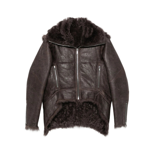 Leather Outerwears Gray