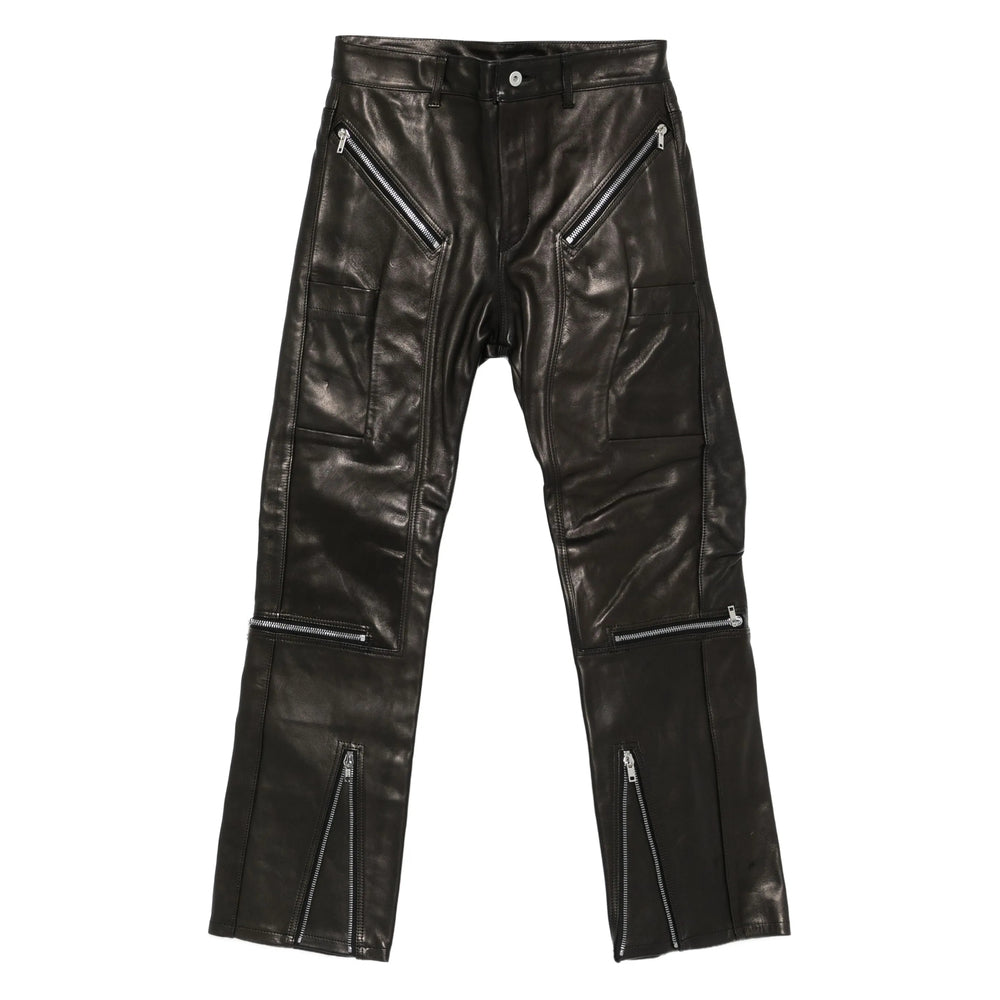 Rick Owens Leather Pants - Black | b32e96b17d4a6ccd02ba7db07ddf45aa43d8953c