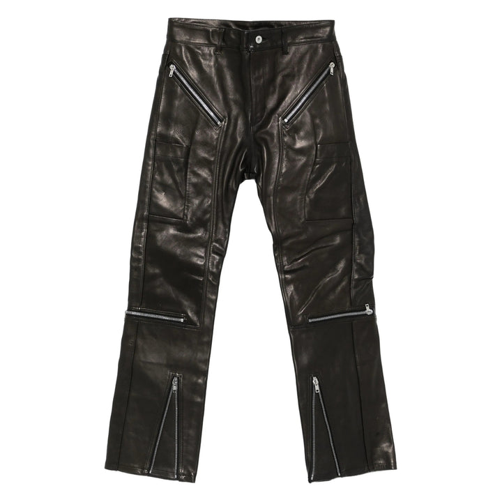 Rick Owens Leather Pants - Black | b32e96b17d4a6ccd02ba7db07ddf45aa43d8953c