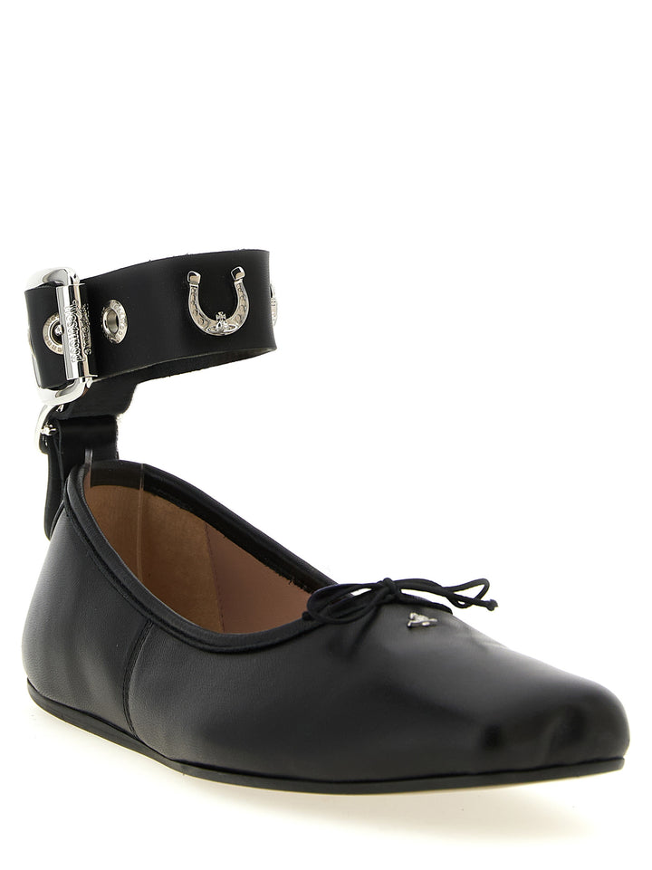 Vivienne Westwood Bardot Flat shoes - Black | 89254cb606d81782e11a4ff4c1d4826288e969c2