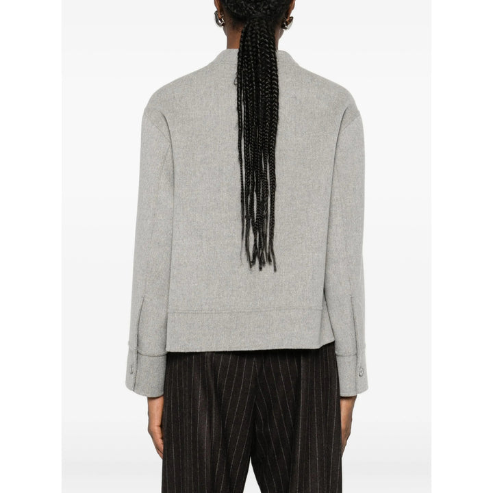 S Max Mara Outerwears - Gray | 1ec3e982174a9620a1340696c28db42057305ca2