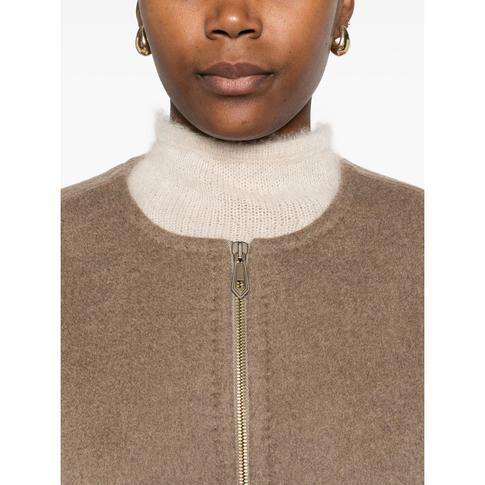 Max Mara Atelier Coats - Brown | 2043d19ecb8cc8ed31c50f53e73a19d22a8dd60d