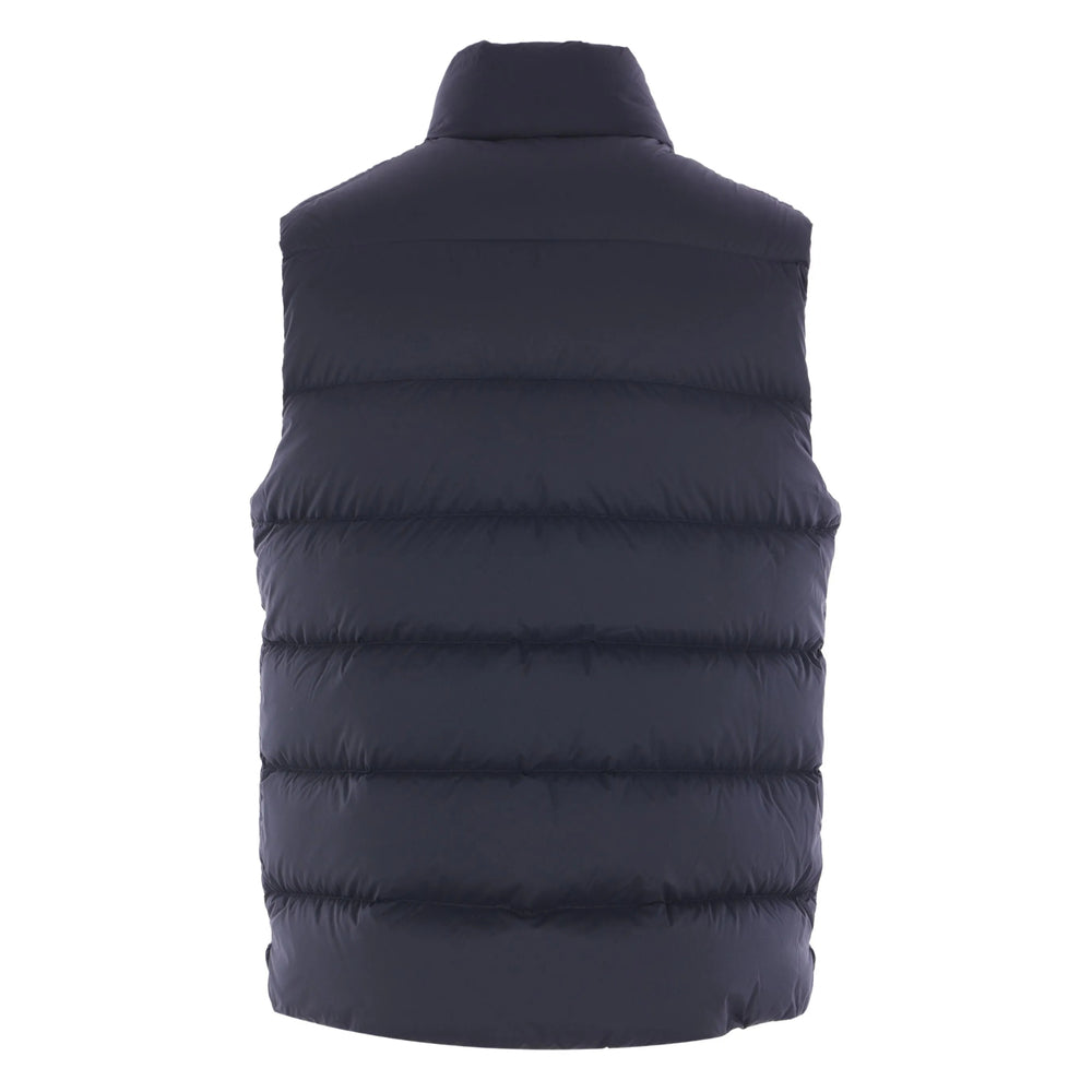 Moncler Outwear Waistcoats - Blue | 065669b17f8f42f50a534193704d9d05087c9723