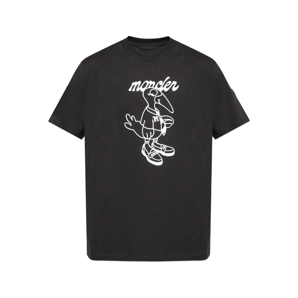 Moncler T Shirts - Black, White | a17bbbdac9715fb388c2d0212022f656fdc5f2ad