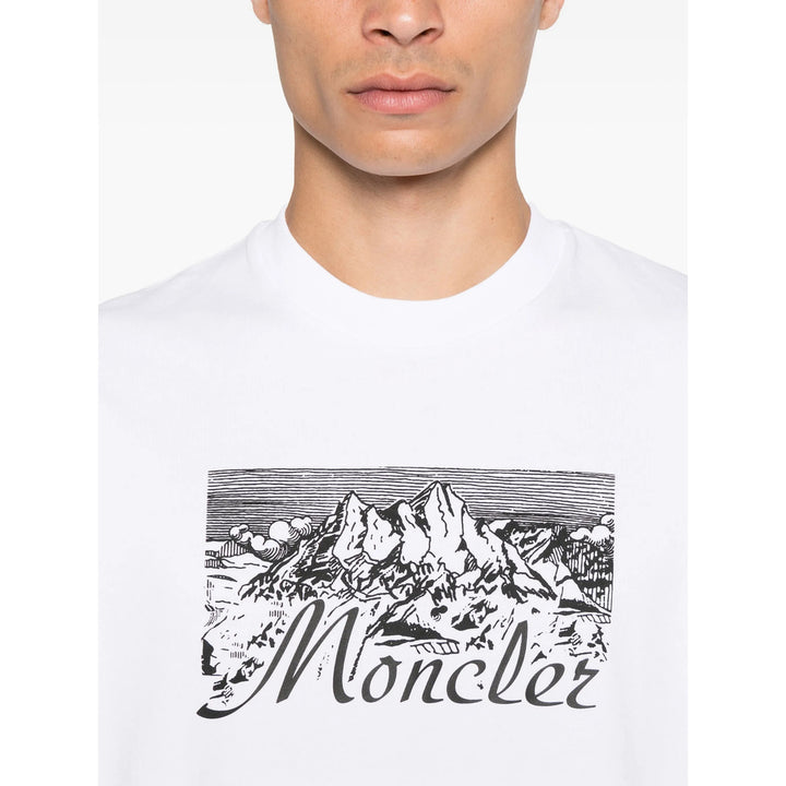 Moncler T Shirts - White | 4b2b232f02e3fd092f248ebdaf11b77103489ef3