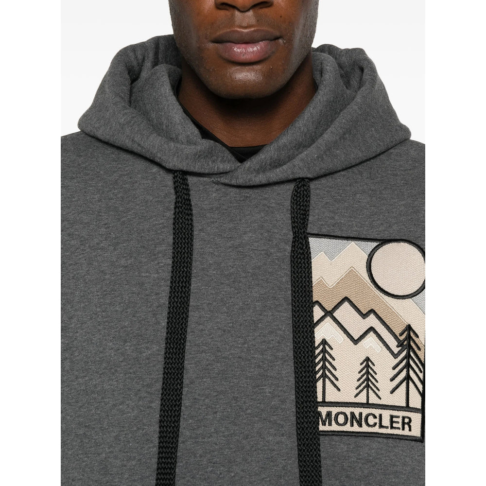 Moncler Grenoble Sweaters - Gray | 0847f5e38ab3d23ad17e1d5e936bad2d50a6ff38