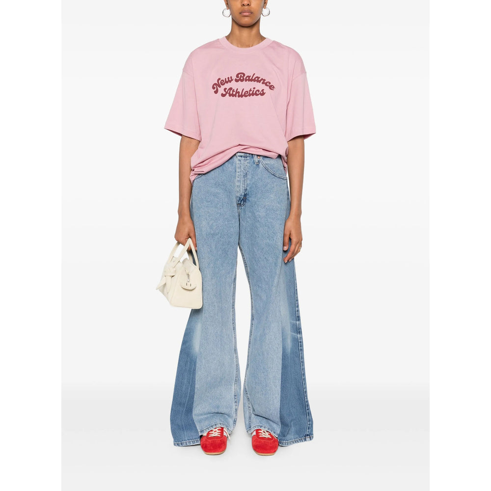 New Balance T Shirts - Pink | f4bad4b0a42251a65c486b490b7921f33731bae3