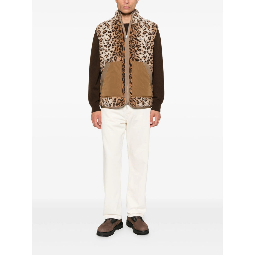 Moncler Outwear Waistcoats - Brown | 82b87968480bfeac41e74e4de6b7bfe8166b5eab