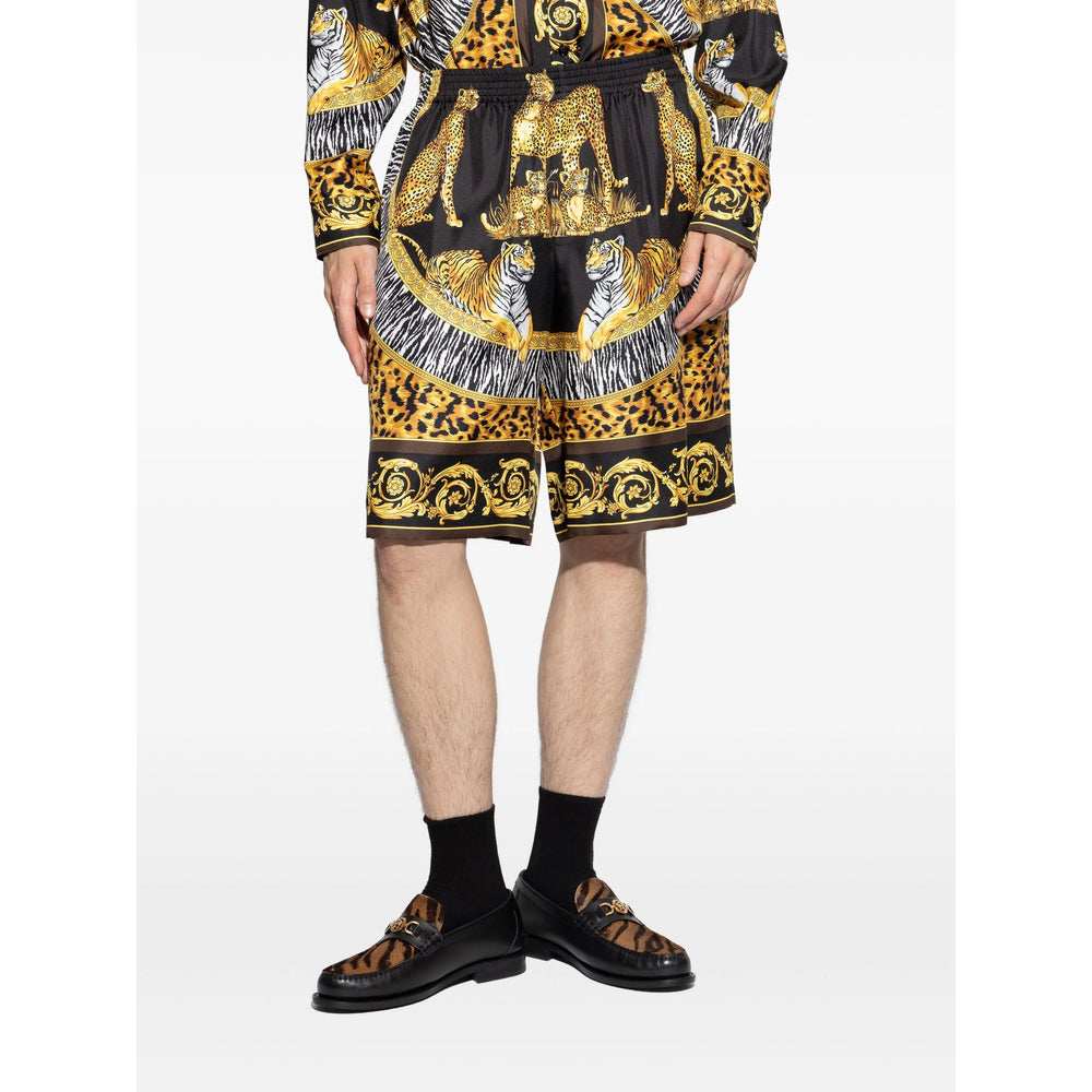 Versace Shorts - Black, Yellow | 40c3456bae1f683c8ca9b301b88b29a508330f5e